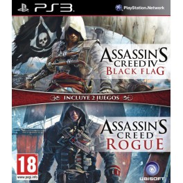 Assassins Creed Rogue + AC Black Flag - PS3